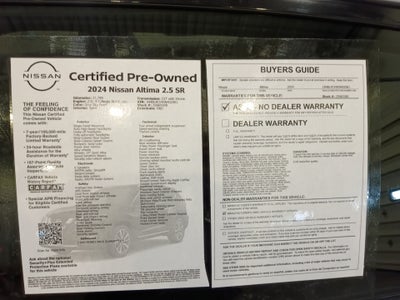 2024 Nissan Altima 2.5 SR