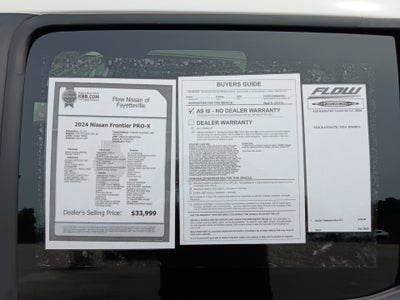 2024 Nissan Frontier Crew Cab PRO-X 4x2