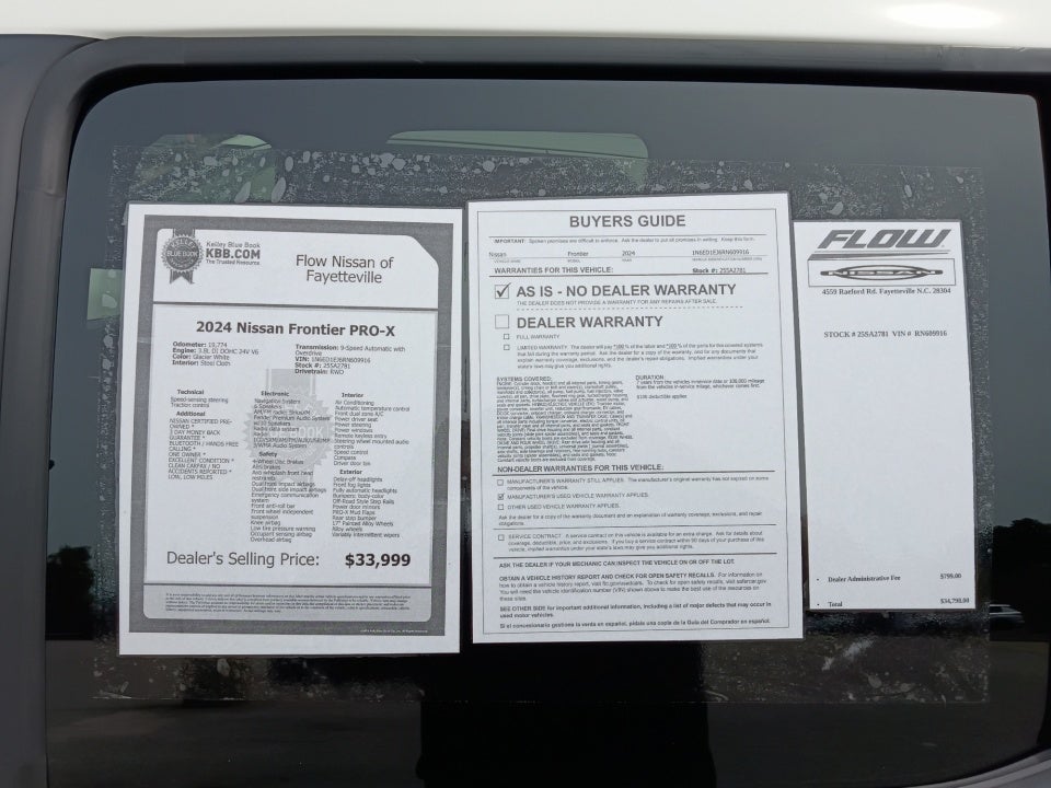 2024 Nissan Frontier Crew Cab PRO-X 4x2