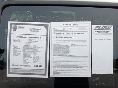 2024 Nissan Frontier Crew Cab PRO-X 4x2