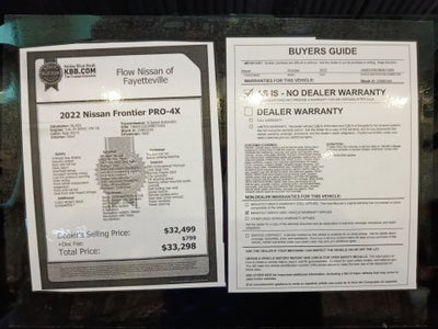 2022 Nissan Frontier PRO-4X