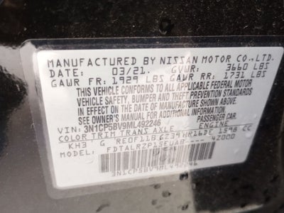 2021 Nissan Kicks S Xtronic CVT