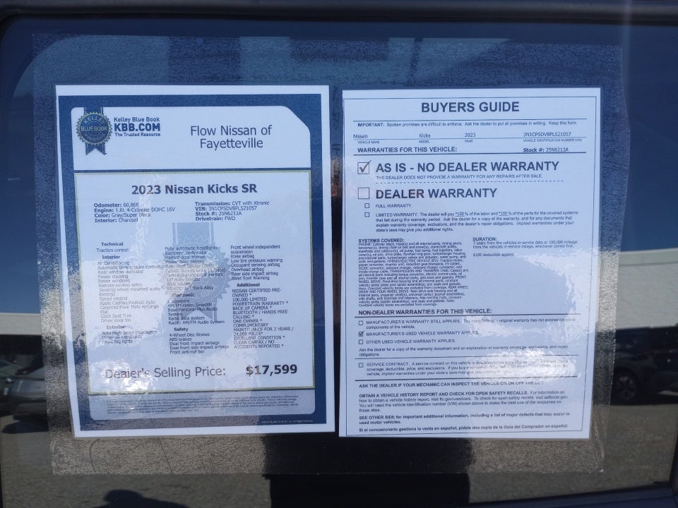 2023 Nissan Kicks SR Xtronic CVT