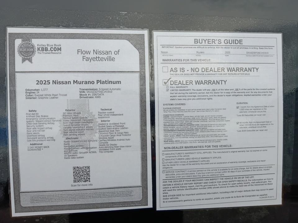 2025 Nissan Murano Platinum