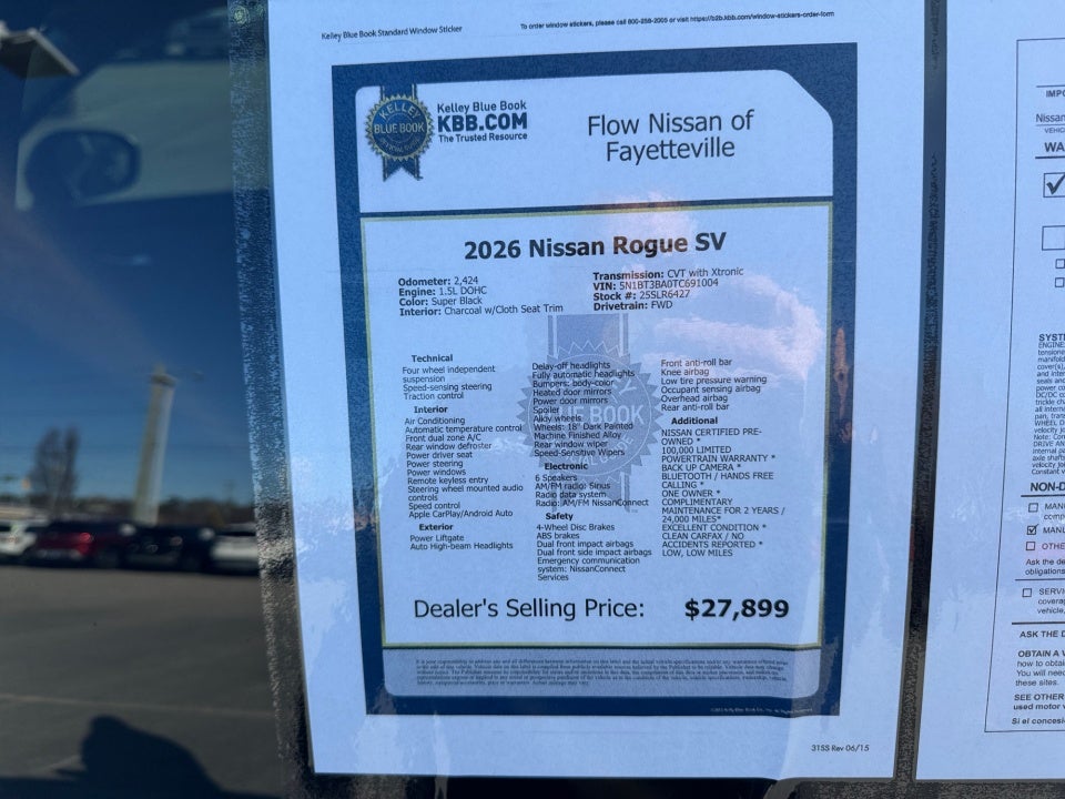 2026 Nissan Rogue SV