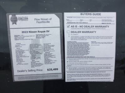 2023 Nissan Rogue SV FWD