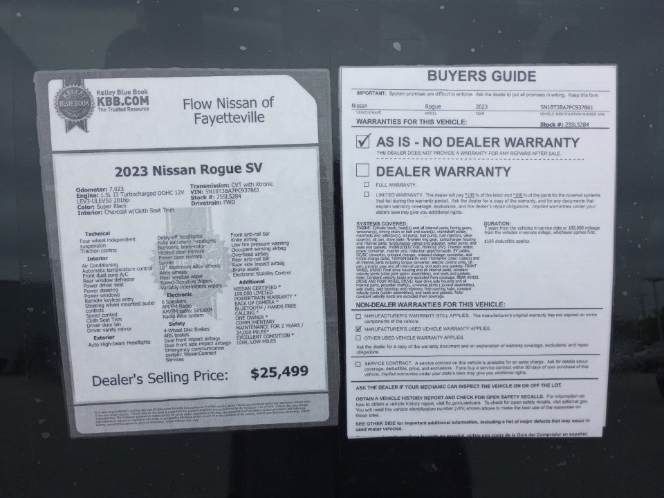 2023 Nissan Rogue SV FWD