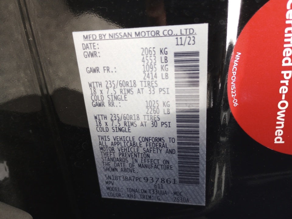 2023 Nissan Rogue SV FWD