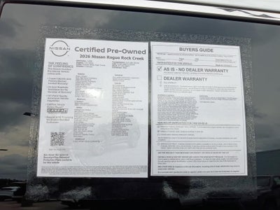 2026 Nissan Rogue Rock Creek