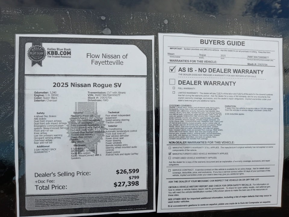 2025 Nissan Rogue SV