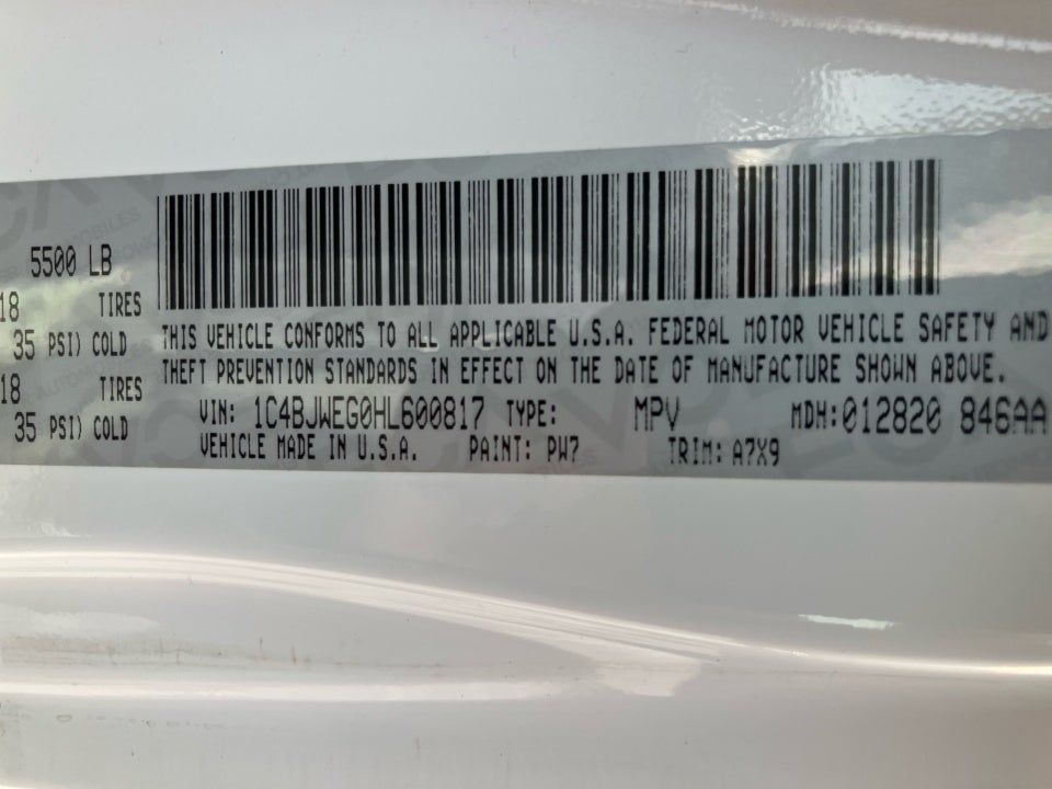 2017 Jeep Wrangler Unlimited Sahara 4x4