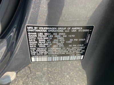 2021 Volkswagen Atlas 2.0T SE