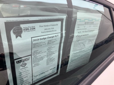 2018 Dodge Charger R/T RWD