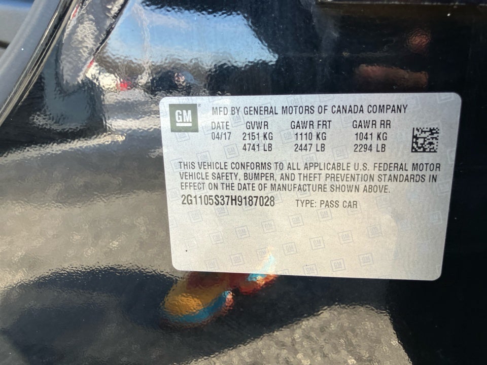 2017 Chevrolet Impala 1LT