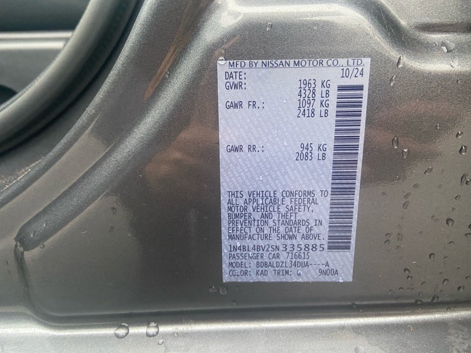 2025 Nissan Altima S FWD