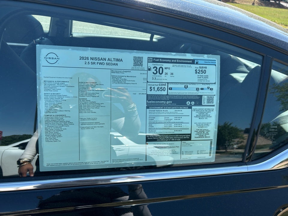 2026 Nissan Altima SR FWD