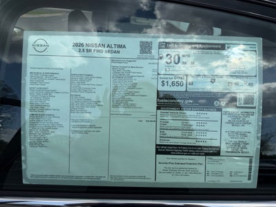 2026 Nissan Altima SR FWD