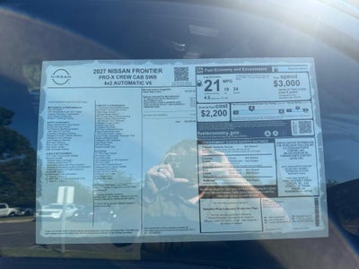 2027 Nissan Frontier PRO-X