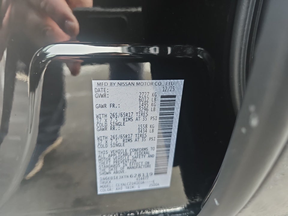 2026 Nissan Frontier Crew Cab SV 4x2