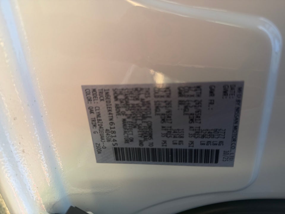 2026 Nissan Frontier Crew Cab SV 4x4