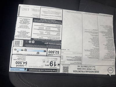 2026 Nissan Frontier Crew Cab SV 4x4