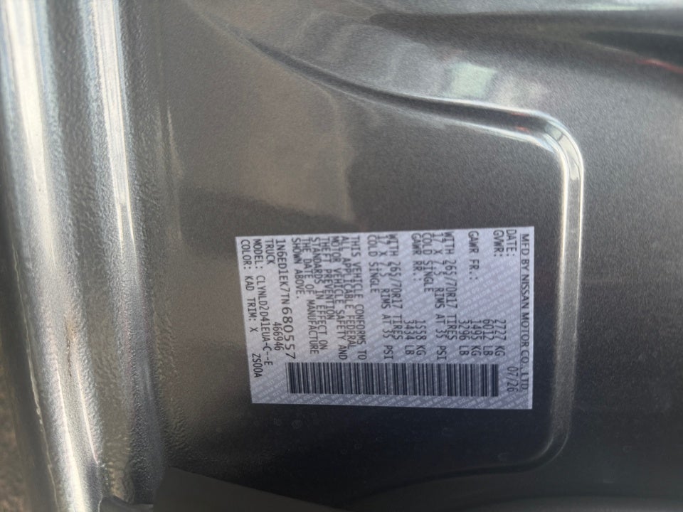2026 Nissan Frontier PRO-4X