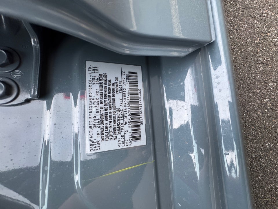 2025 Nissan Sentra SV