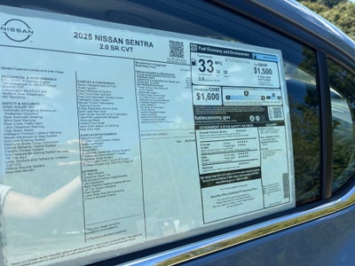 2025 Nissan Sentra SR