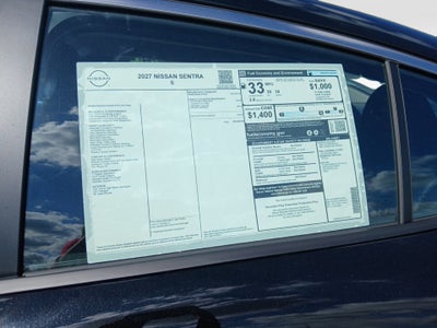 2027 Nissan Sentra S