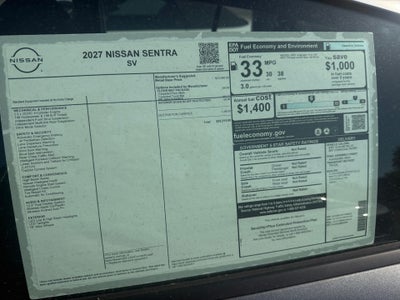 2027 Nissan Sentra SV
