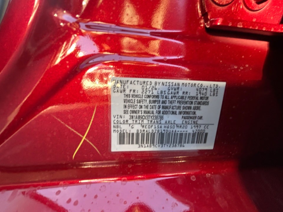 2026 Nissan Sentra SV