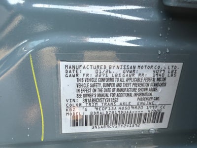 2026 Nissan Sentra SV