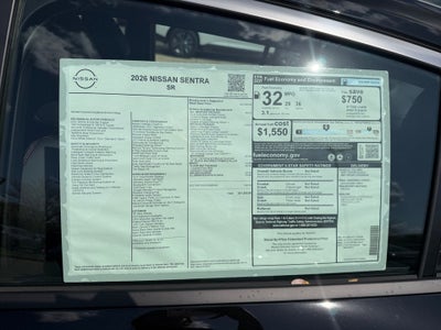 2026 Nissan Sentra SR