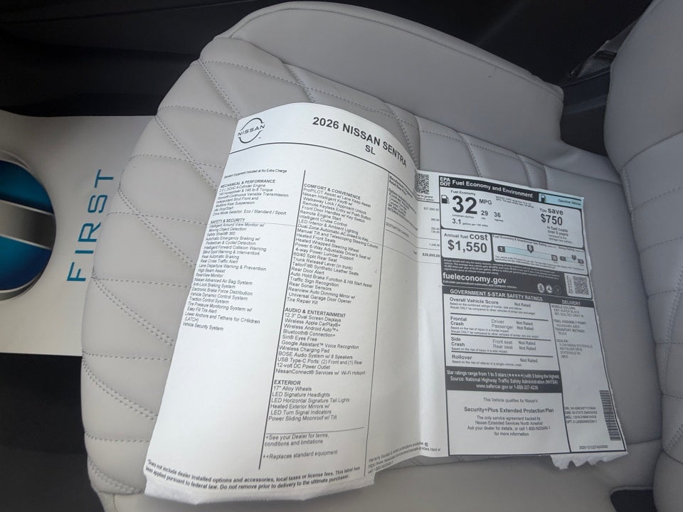 2026 Nissan Sentra SL