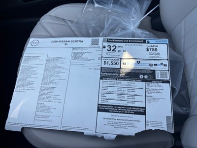 2026 Nissan Sentra SL