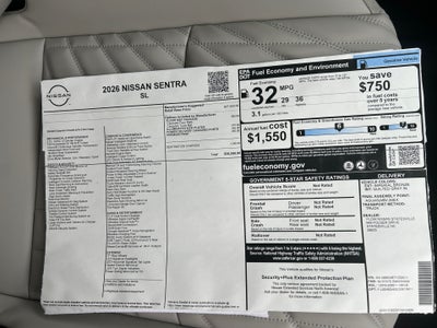 2026 Nissan Sentra SL