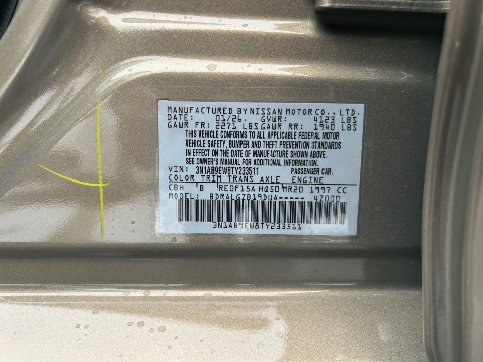 2026 Nissan Sentra SL