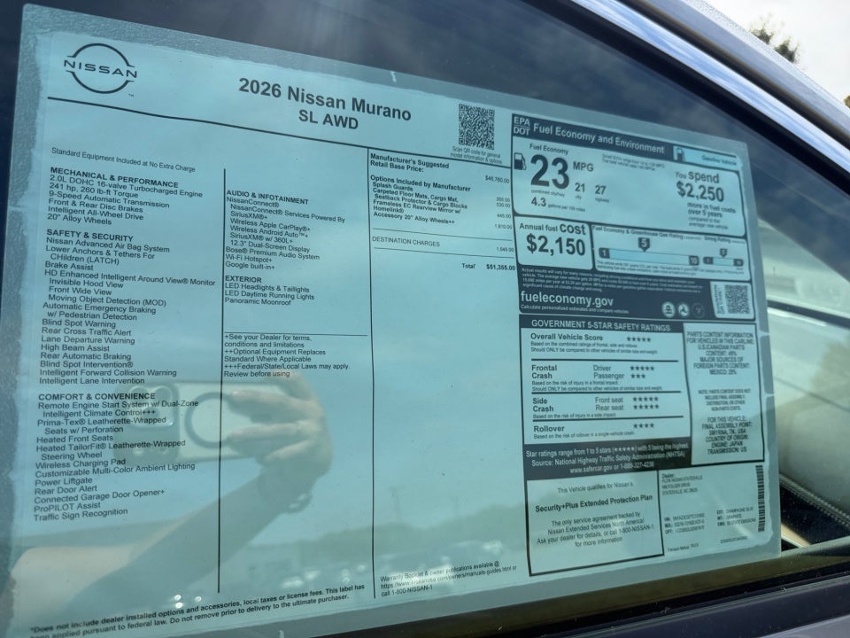 2026 Nissan Murano SL