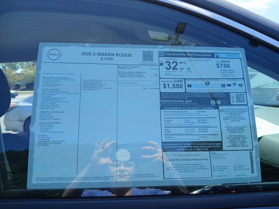 2026 Nissan Rogue S