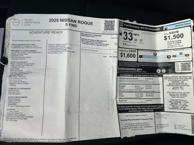 2025 Nissan Rogue S FWD