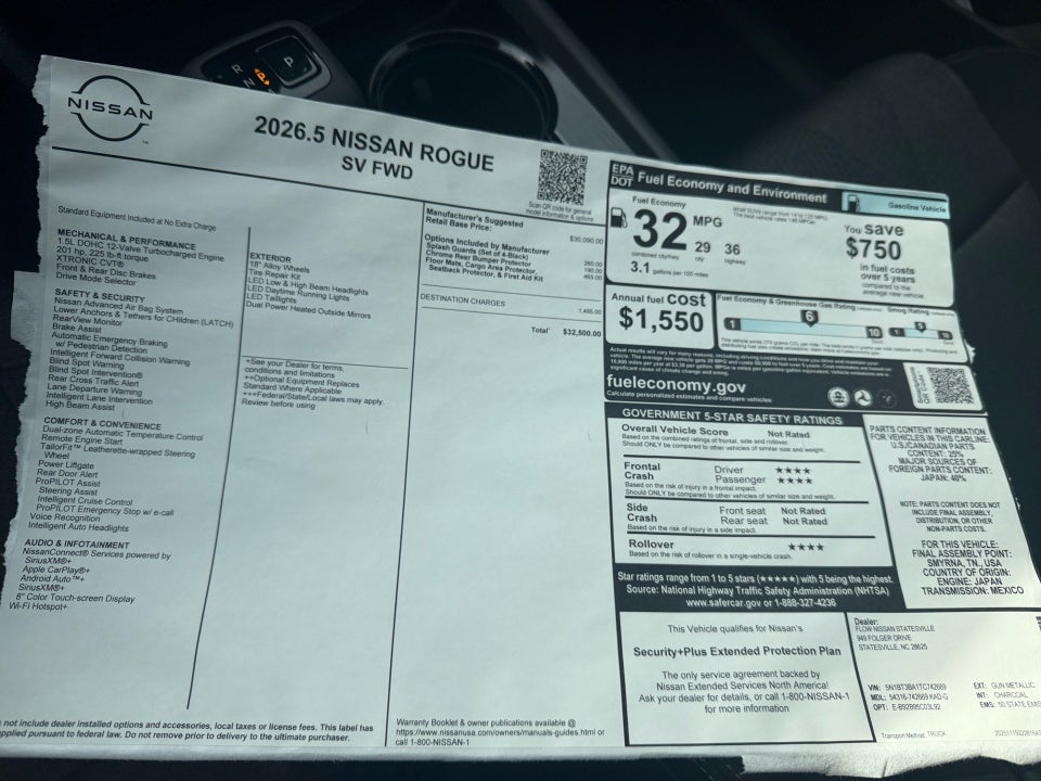 2026 Nissan Rogue SV