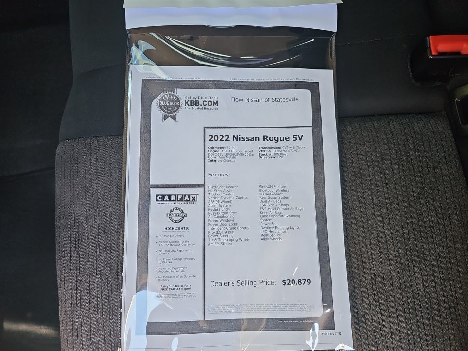 2022 Nissan Rogue SV FWD