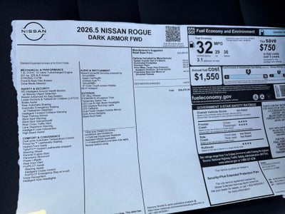 2026 Nissan Rogue Dark Armor