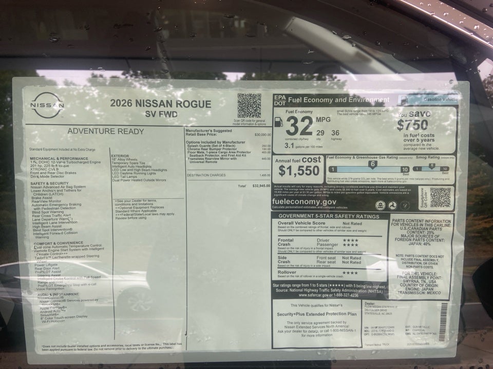 2026 Nissan Rogue SV