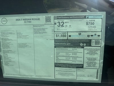 2026 Nissan Rogue SV