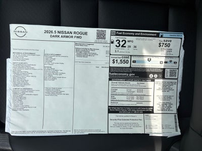 2026 Nissan Rogue Dark Armor