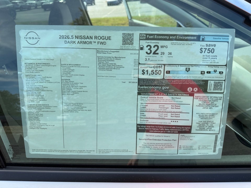 2026 Nissan Rogue Dark Armor