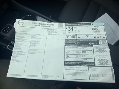 2026 Nissan Rogue Dark Armor