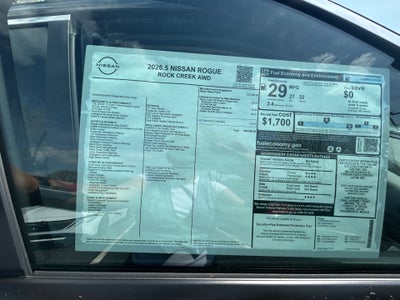 2026 Nissan Rogue Rock Creek