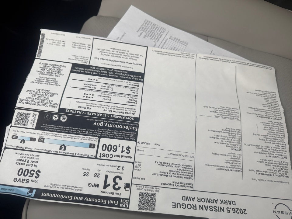 2026 Nissan Rogue Dark Armor